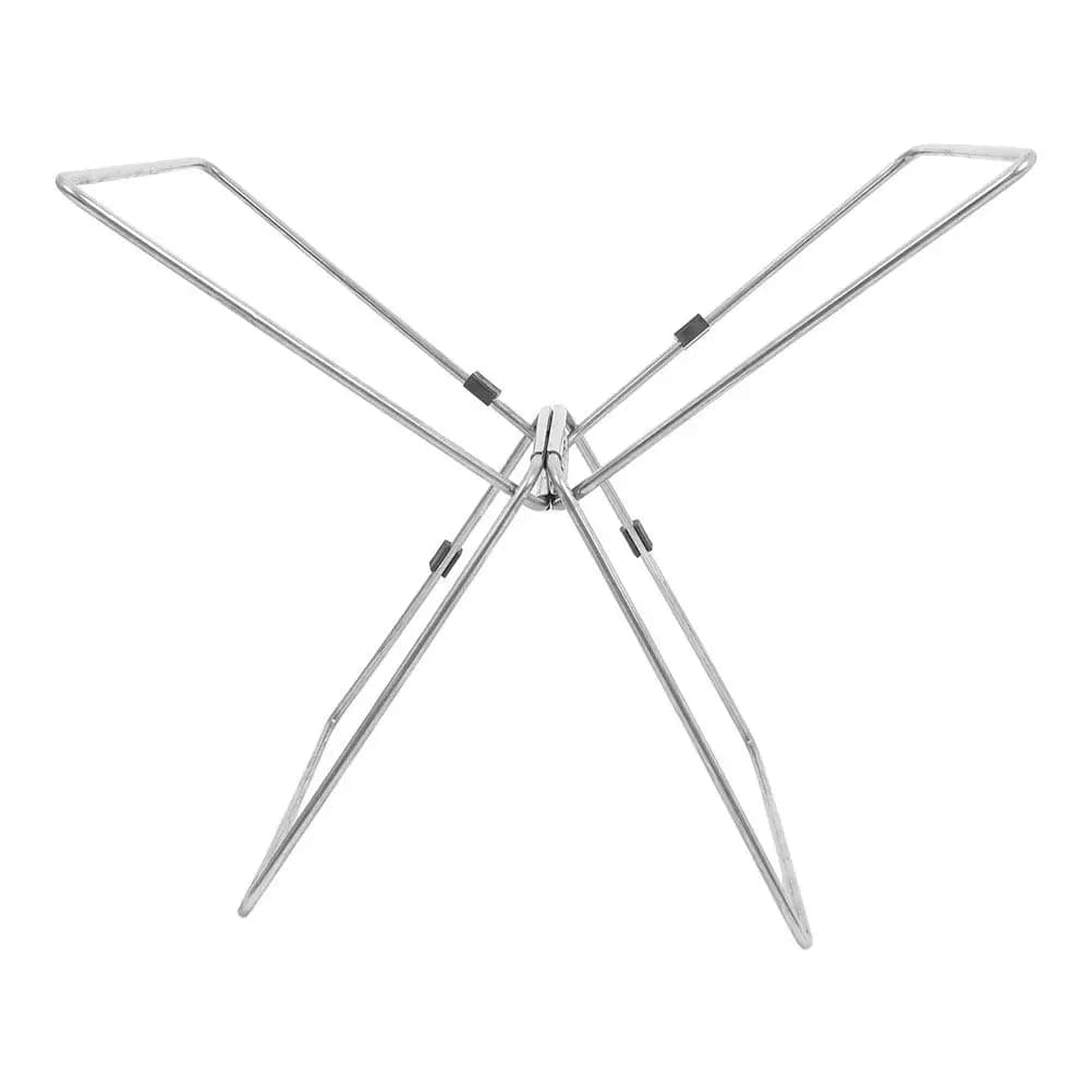 Supporto Pieghevole per Campeggio in Acciaio Inossidabile, Portatile da Esterno, per Frigorifero Portatile, Portaoggetti da Picnic, Isolato, Resistente
