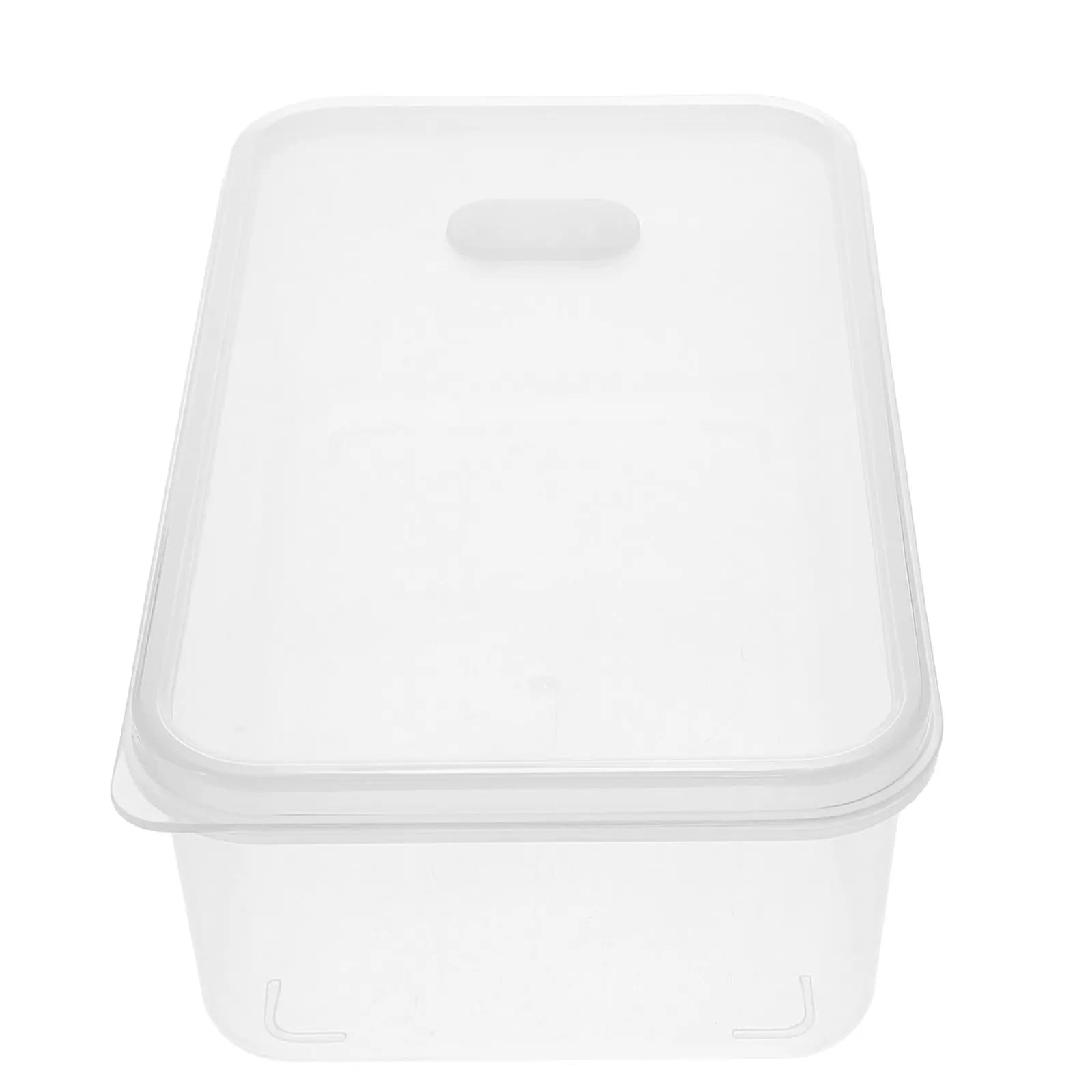 Contenitore per Alimenti Bento Sushi in PP Trasparente con Coperchio Ermetico, per Viaggi, Pranzo, Snack, Preparazione Pasti, Contenitore per Cucina