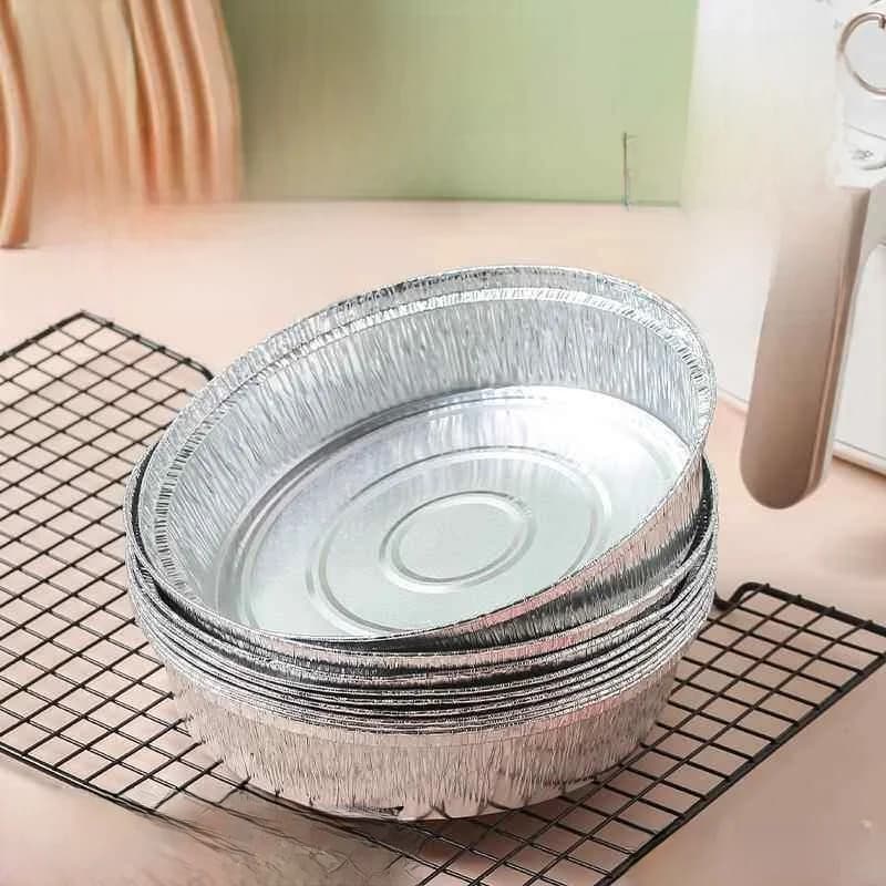 Vassoio in Alluminio per Friggitrice ad Aria, Contenitore da Forno, Ciotola per Arrostire Riso, Utensile da Cucina