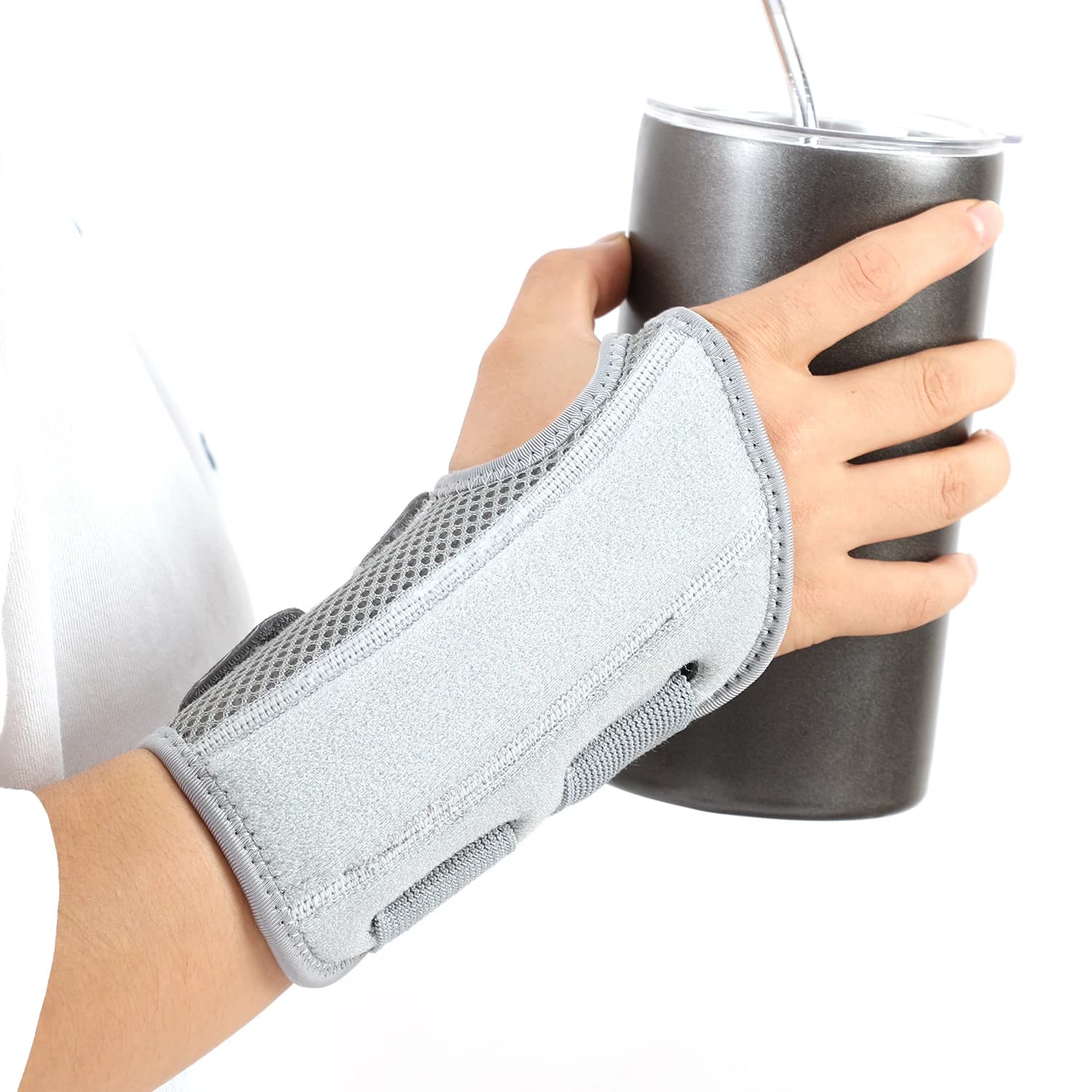 Finger Joint Pain Tendon Sheath Adjustable Dual Strap Wrist Guard with Thin Design Thumb Strain Protection Strap Wrist Guard