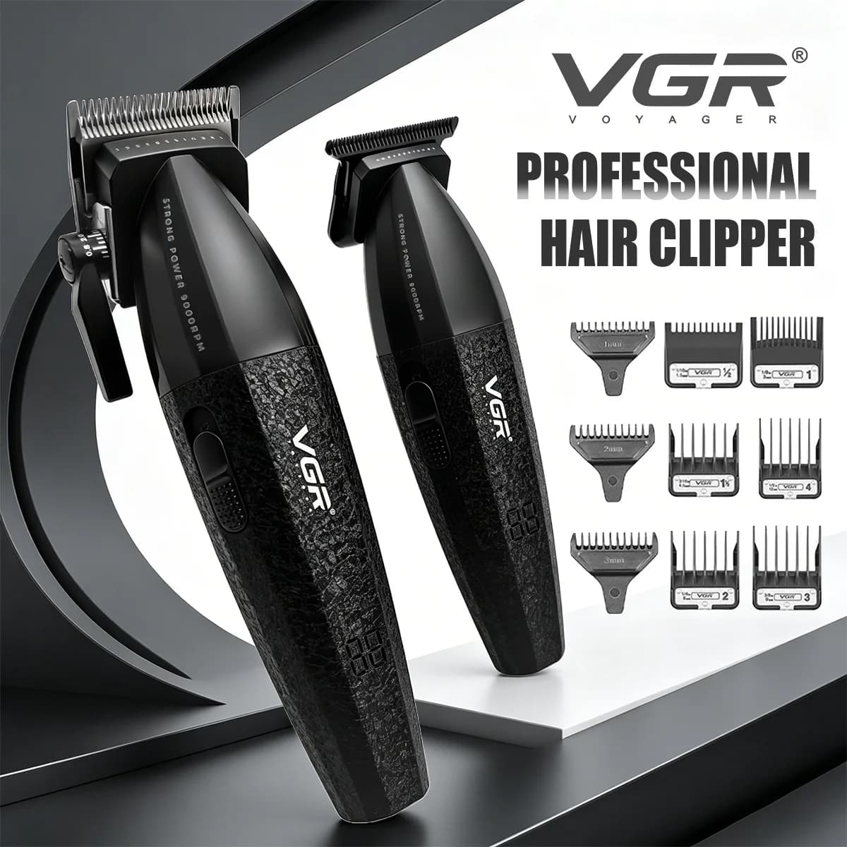 VGR Haircut Professional Electric Haircut Barbiere Haircut Machine 9000 RPM Haircut Metal Haircut V-640