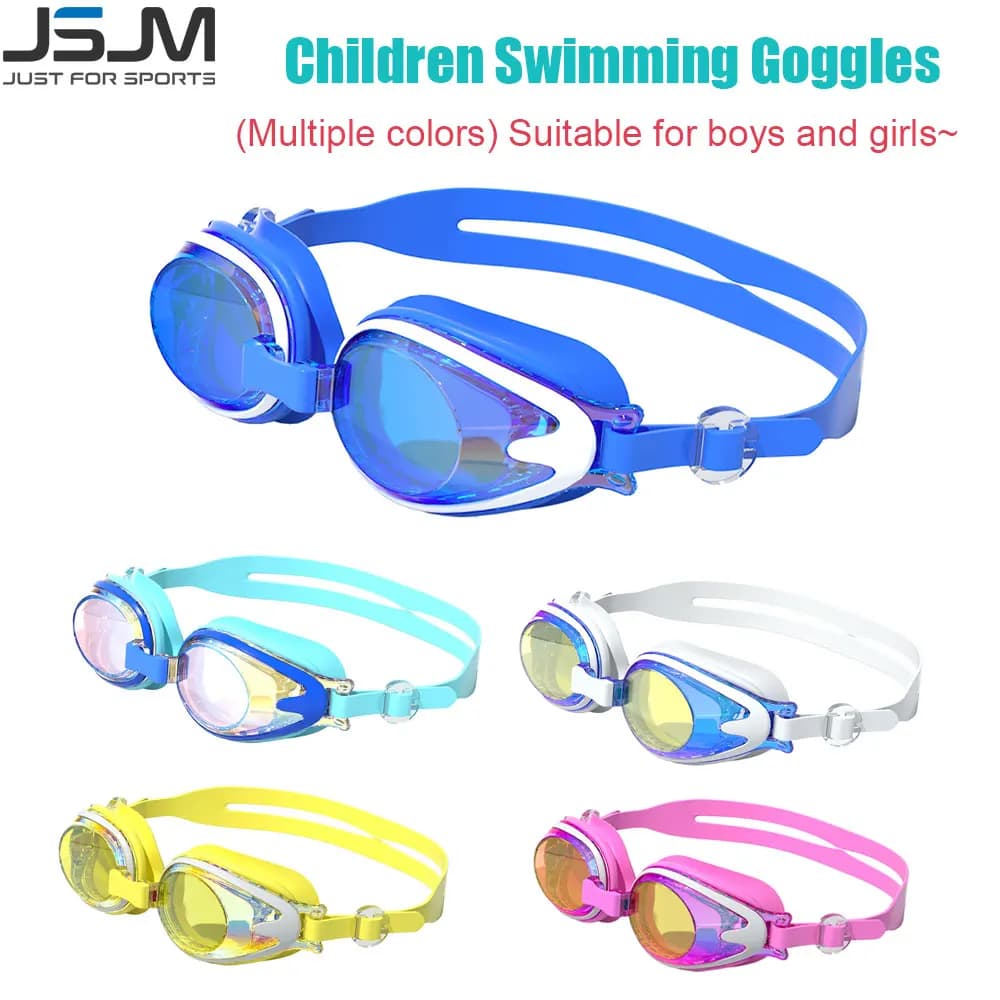 JSJM 2026 New Children's Swimwear Anti-UV Coating in Professional Adjustable Silicone
