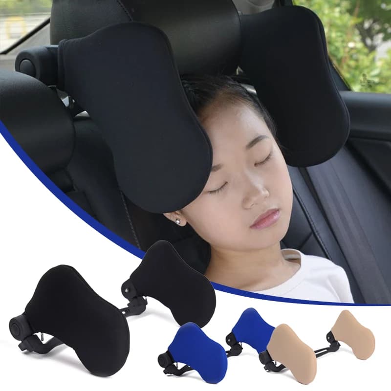 Cuscino per la testa dei bambini dell'auto cuscino per il poggiatesta del sedile posteriore interno cuscino per la testa per i viaggi sonno pisolino protezione per bambini cuscini per il riposo del collo