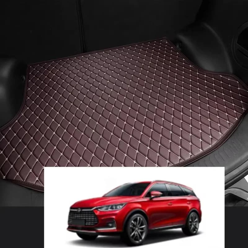 Customized Microfiber Car Luggage Mat, Car Seat Mat, Car Interior Accessories for BYD TANG TAN EV 2022-2025