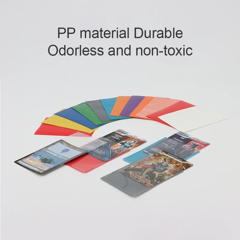 50/100 pezzi di colore opaco maniche per carte 66x91MM protezione per carte collezionabili scudo per tarocchi protezione per mazzo di carte magiche