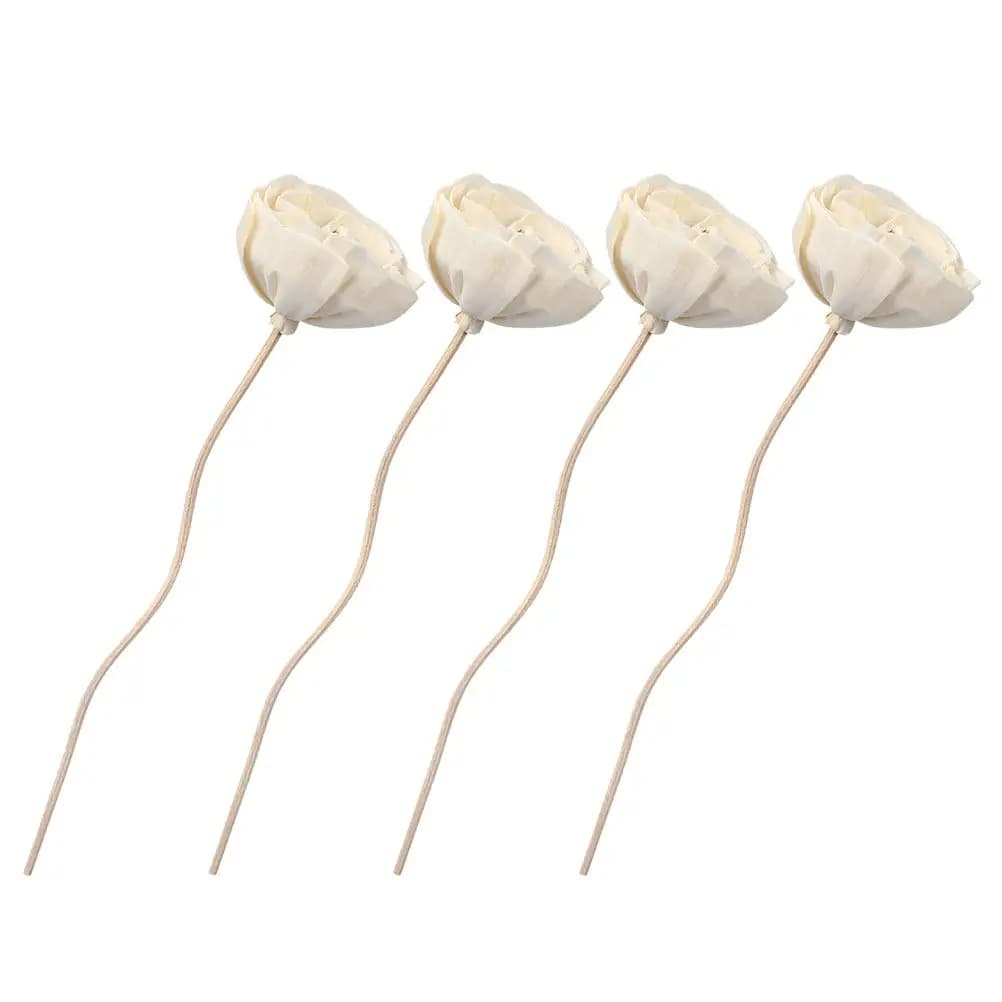 4 Pezzi Bastoncini Diffusori di Aroma Stile Semplice Senza Fiamma per Decorazione Casa Auto Olio Essenziale Fragranza Aromaterapia Floreale