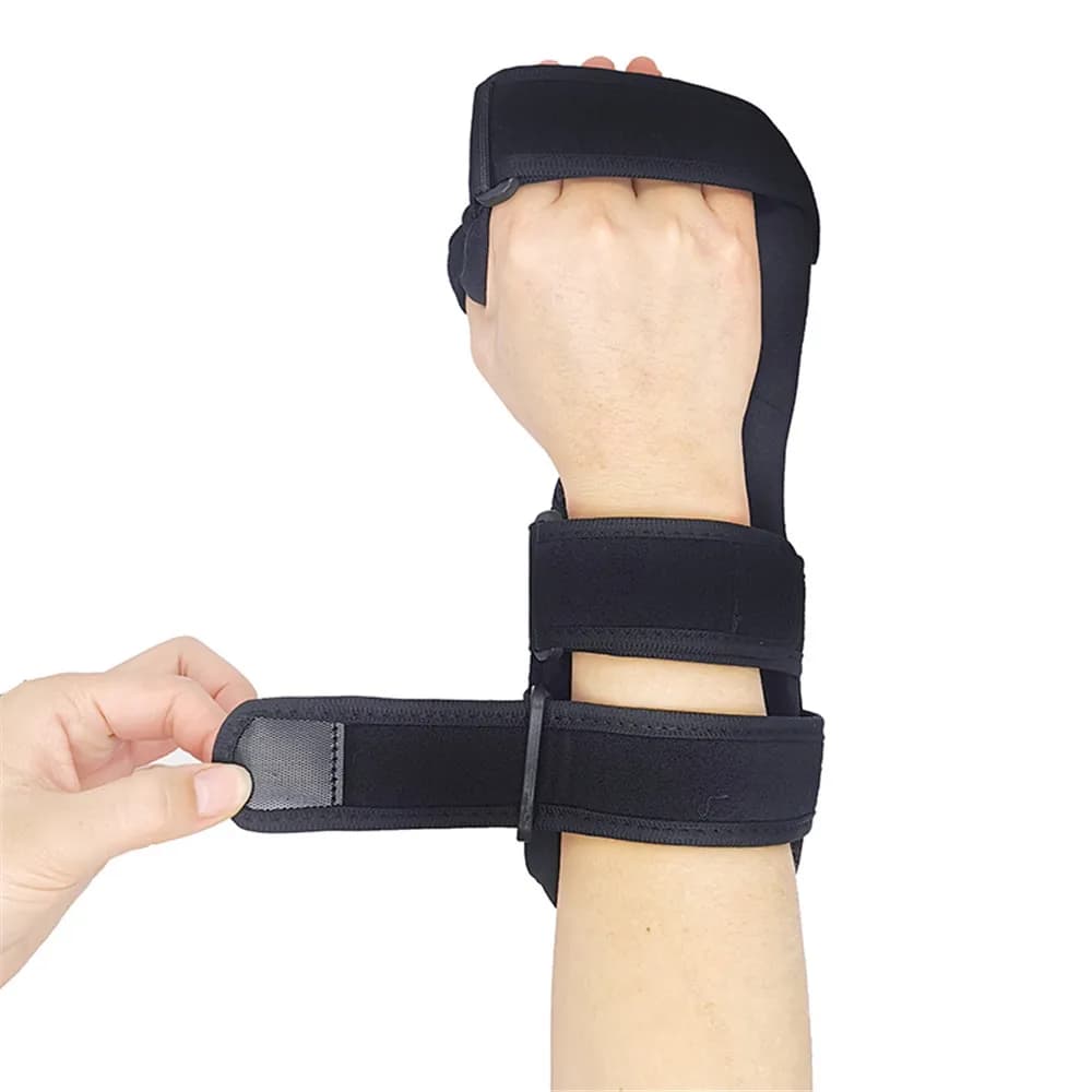 Stroke Hand Brace Support Adjustable Finger Night Hand Splint Support Orthopedic Wrist Rest Arthritis Tendonitis Rehabilitation