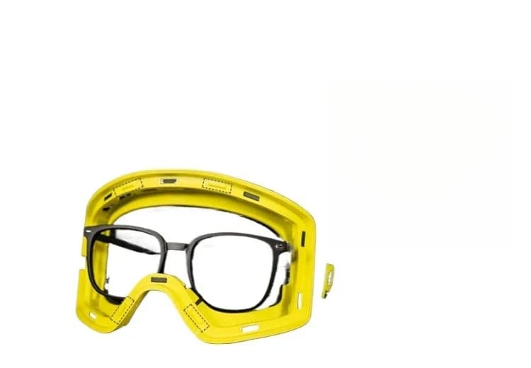 Double anti-fog magnetic ski glasses snow professional single and double board goggles
