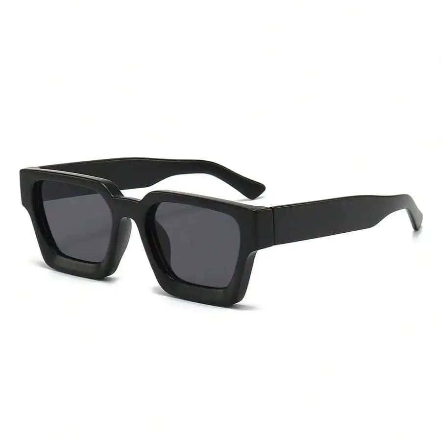 1pc Women Oversized Square Y2K Fashion Glasses, Bold Frame Street Style Sunglasses For Summer Beach Vacation, Outdoor Travel,