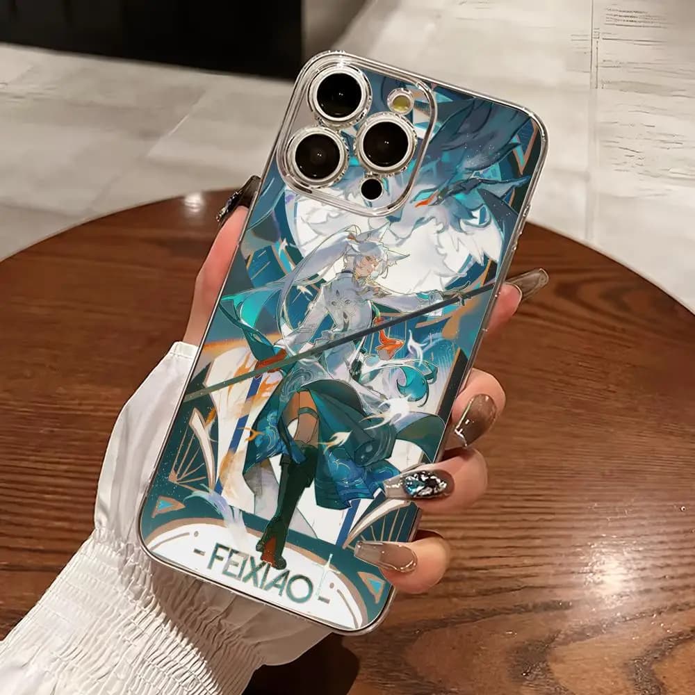 H-honkai star rail Phone Case For iPhone 17/16/15/14/13/12/11 Pro Max Clear TPU MagSafe Case Lens Protection Slim Fit