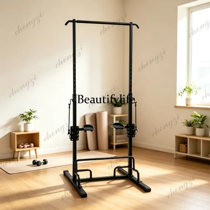 A85 with power pedal horizontal bar pull-up parallel bar frame adjustable resistance lifting fitness equipment