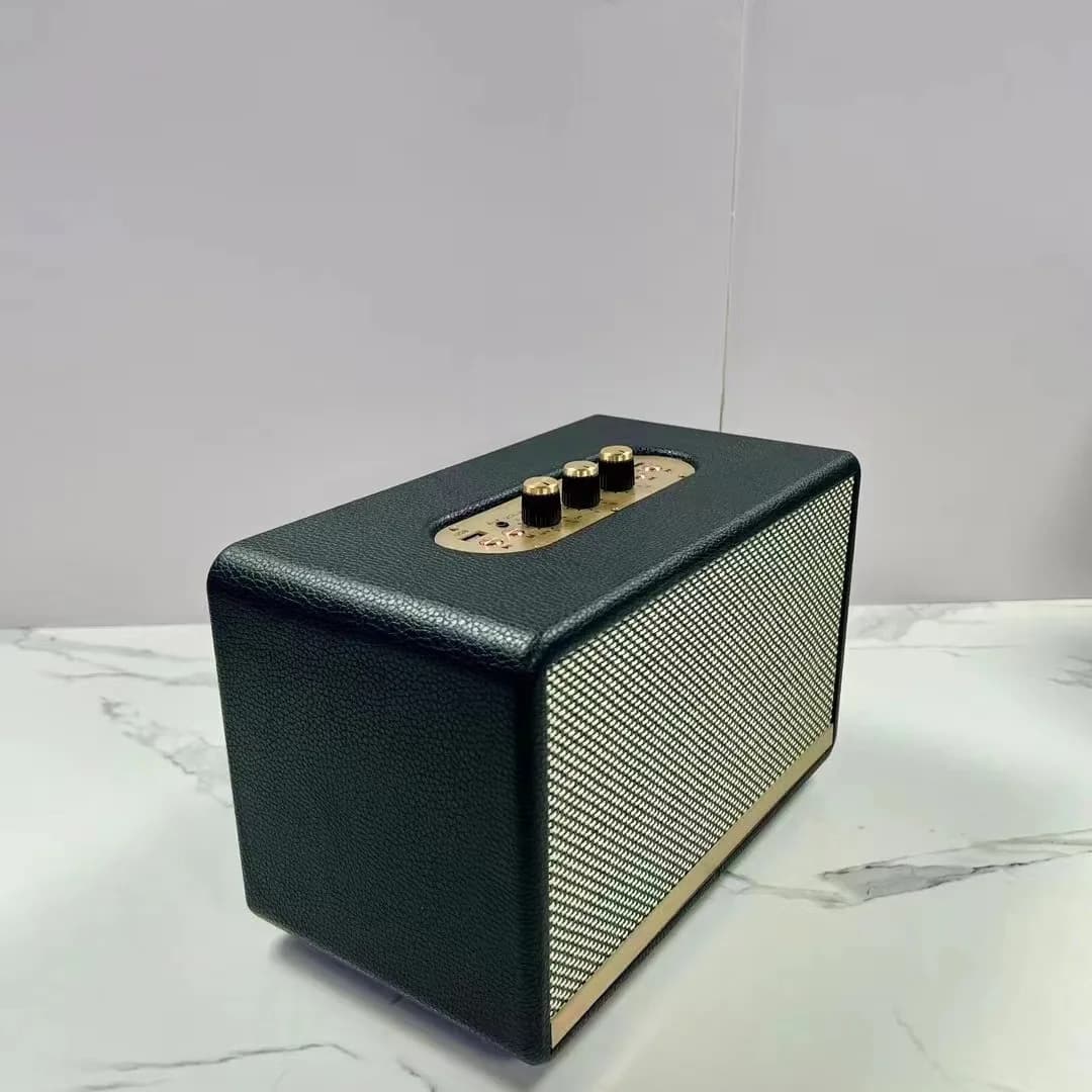 Bluetooth Speaker M18 Bass Adjustable HIFI Portable Retro Stereo Music Reader Wireless Speaker Laptop Low