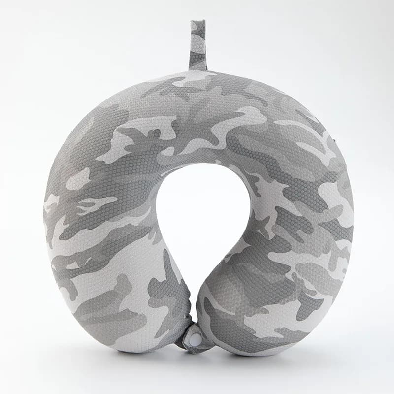 Cuscino a U per il Collo, Portatile per Viaggi, Auto, Aereo, Ufficio, Supporto per il Sonno, in Memory Foam