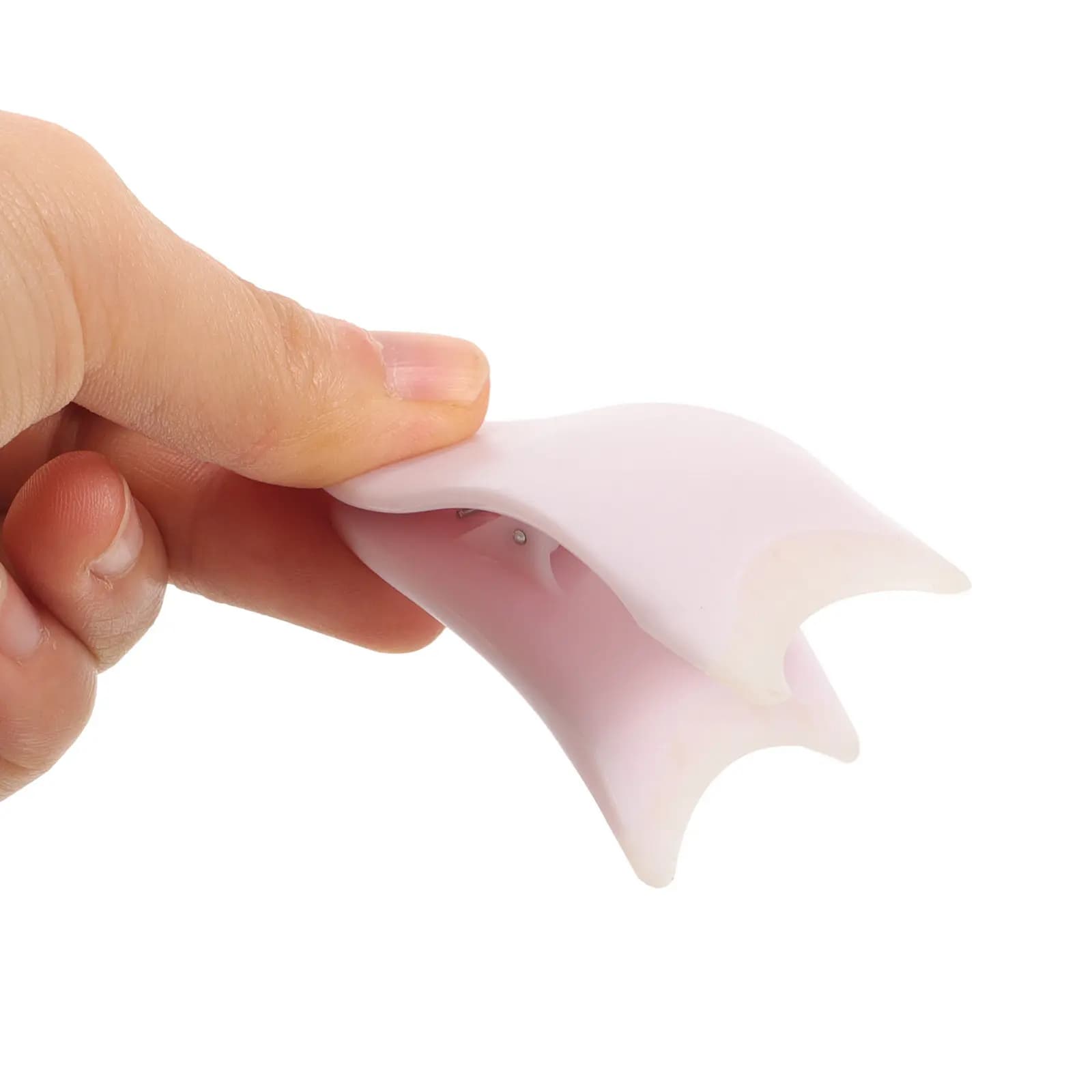 Applicatore per Ciglia Finte in Silicone e Plastica, Pinzetta Durevole per Applicazione Precisa delle Ciglia