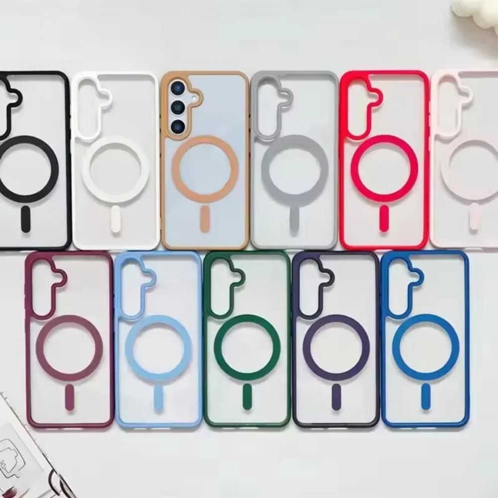 Magnetic Wireless Charging Colorful Style Anti-Drop Phone Case For Samsung Galaxy S26 S25 S24 S23 S22 Uitra Plus FE 5G Cover