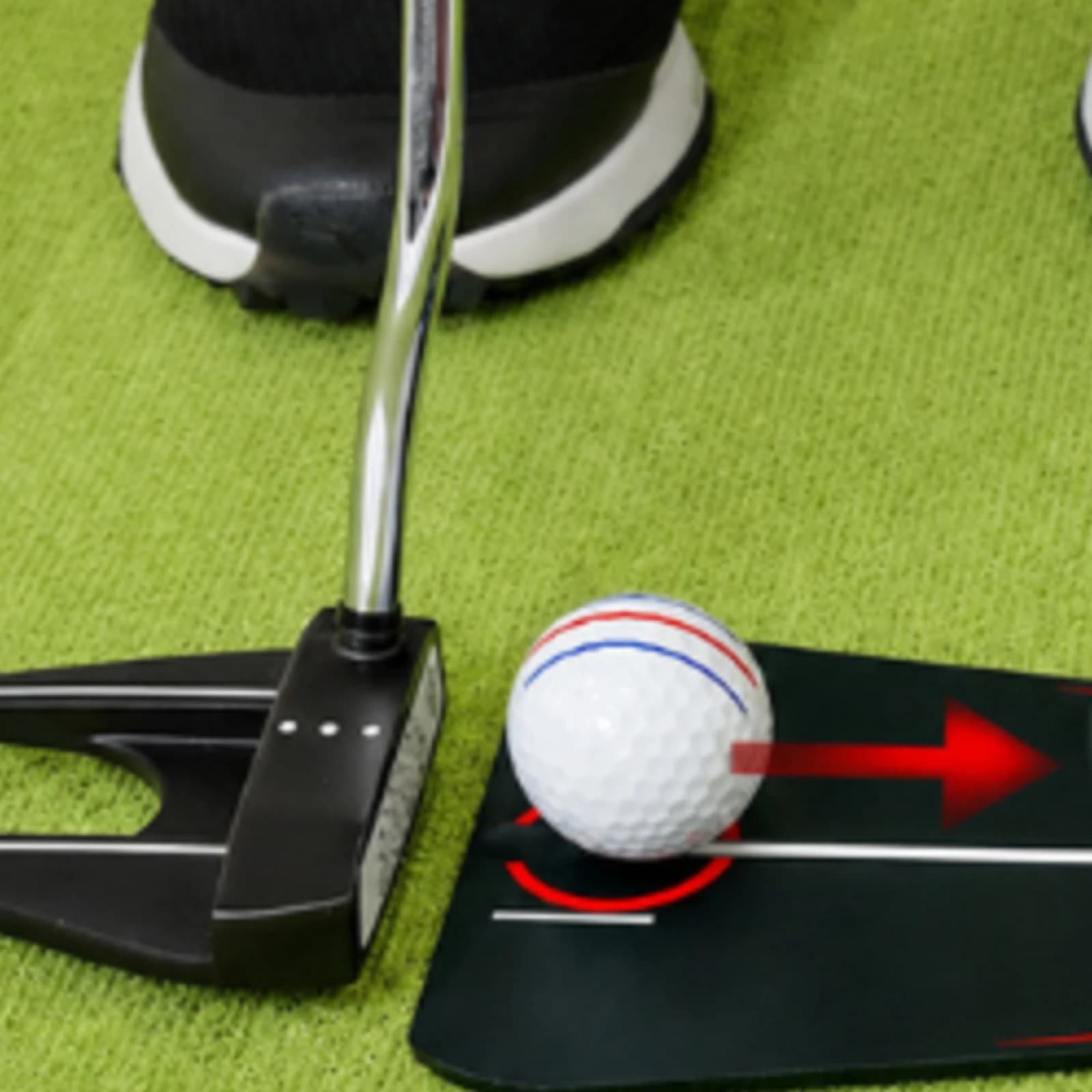 Golf Putting Practice Aid with Training Balls Accurate Golf Putting Practice Aid Lightweight Exact for Golfers, Indoor, Home