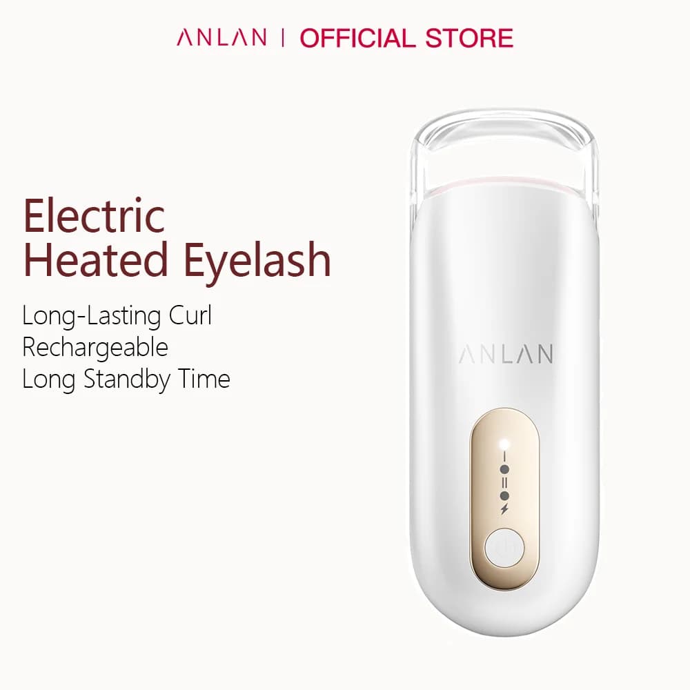 ANLAN Electric Folder to Bocca Larga Rechargeable, Long-Term Eyelash Lift 24H, NTC Temperature Control, Portable Clip, Makeup Tool