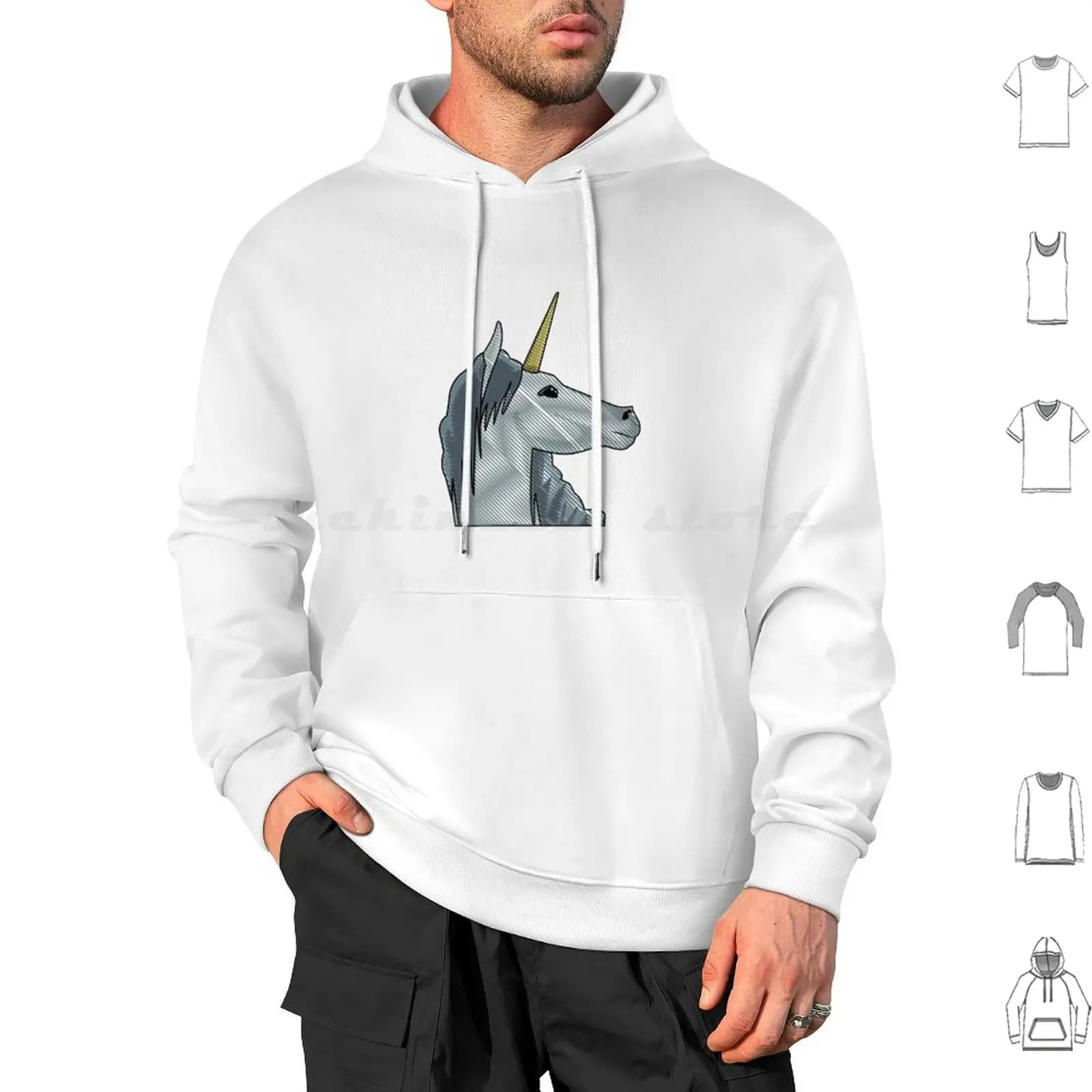 Simpatici animali leggendari per adesivi, custodie per iPhone e felpe con cappuccio in cotone a maniche lunghe Legenday Animali Animali