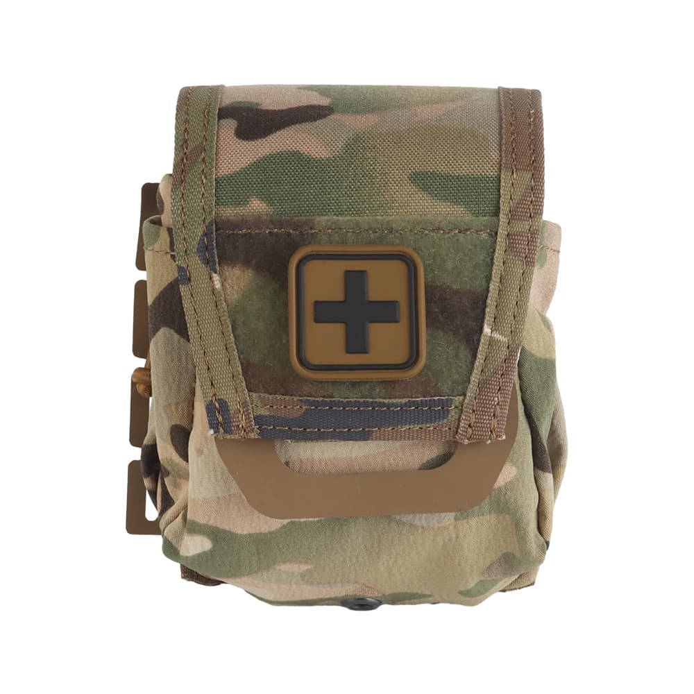 MOLLE Kit medico tattico Portatile di piccola capacità Caccia all'aperto IFAK Marsupio di primo soccorso Custodia per attrezzi di sopravvivenza a sgancio rapido