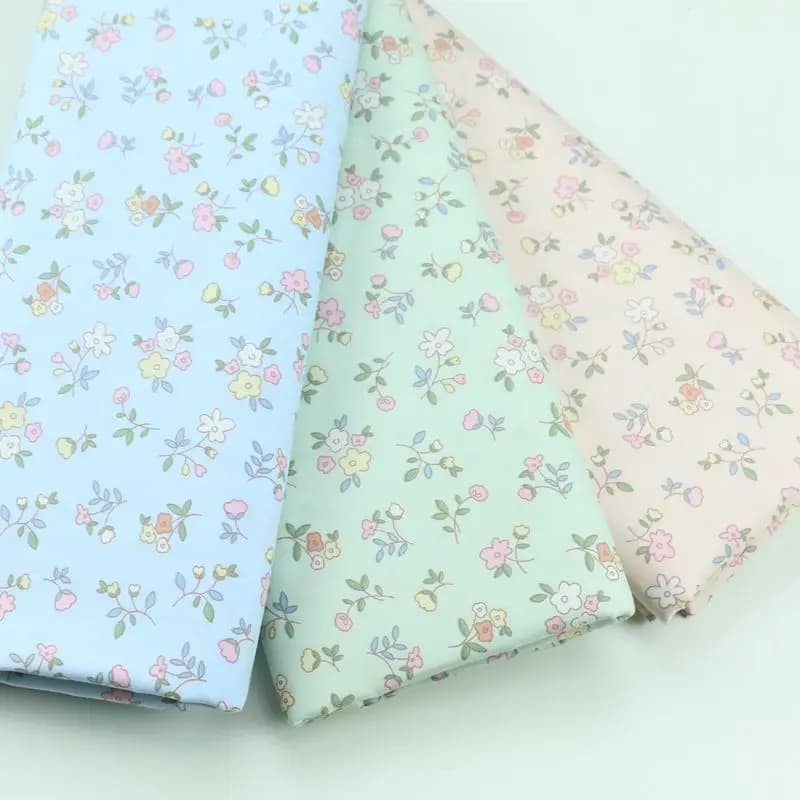 160x50 cm Small Flower Small Floral Berry Cotton Fabric Printed Home Textiles Pajamas Dresses Baby Cloth