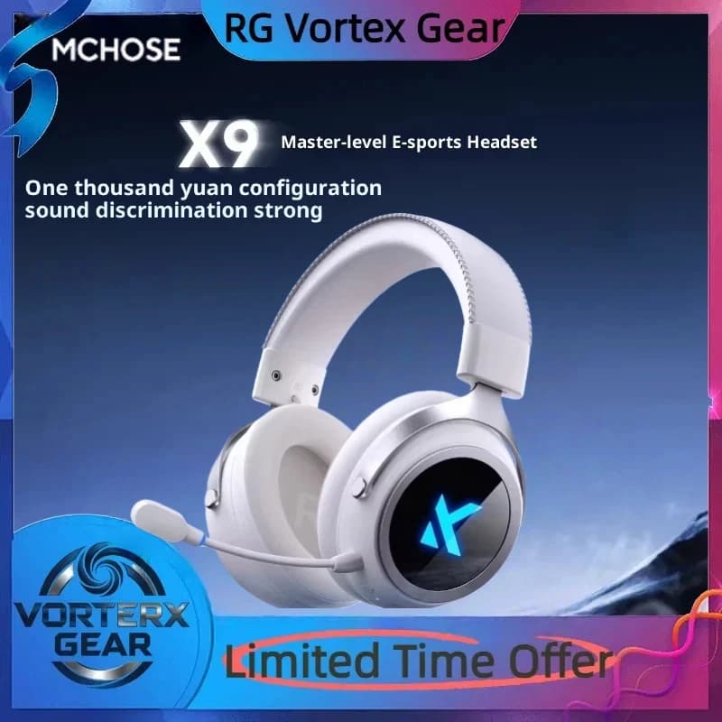 VGortex Gear MCHOSE X9 Bluetooth 2.4g Wireless Gaming Headsets on Gaming Head Three Mode Version 7.1 Best Sellers