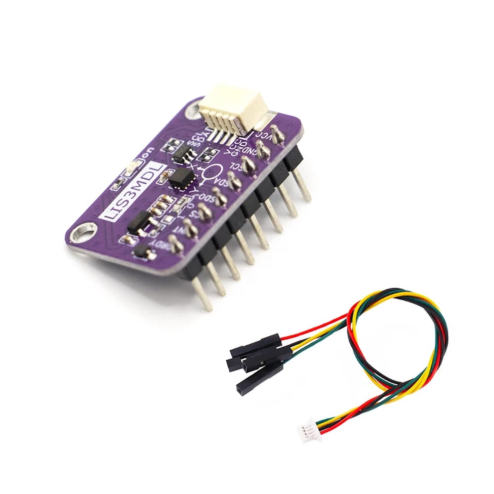 Sensore magnetico a tre assi modulo LIS3MDL, alta precisione, bussola elettronica, Adafruit4479