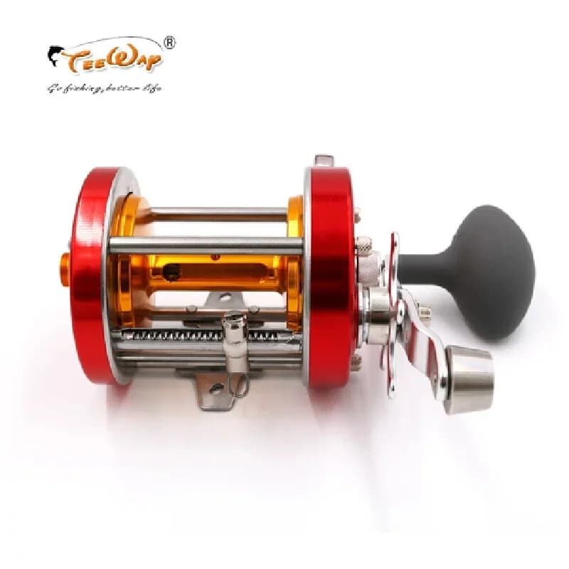 Teeway Mingyang M9000R Metal Fishing Reel High Speed Long Casting Slotted Underwater Visual Anchoring Outdoor Saltwater Angling