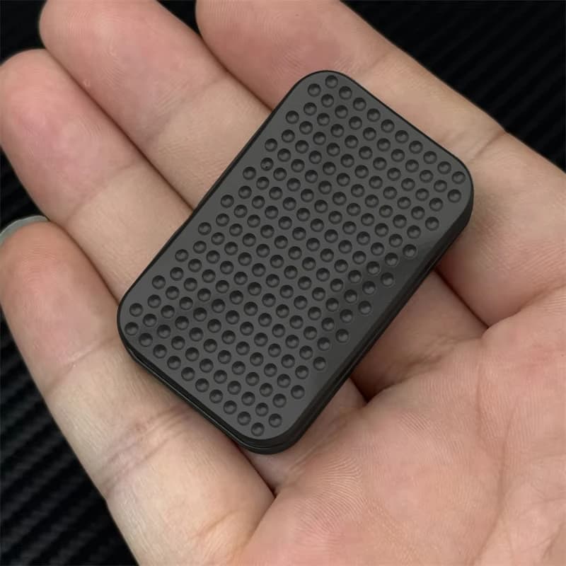 Edc Fidget Slider Rotante Sapone in metallo Giocattolo sensoriale antipressione Giocattolo da tavolo focale Tdah con cursore magnetico morbido