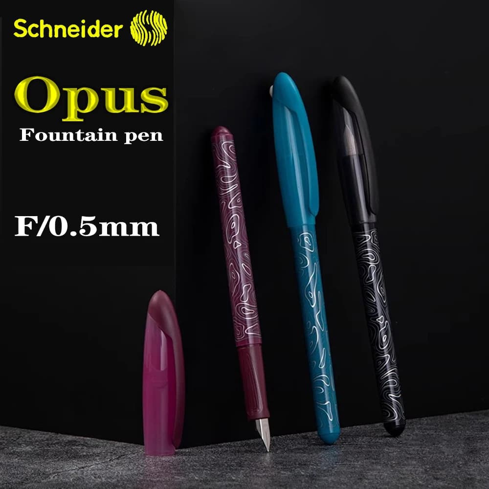 1PC New Schneider Fountain Fen Opus Iridium Pen Tip F(0.5mm) School Useful Pens for Writing Office Supplies Kawaii Stationery