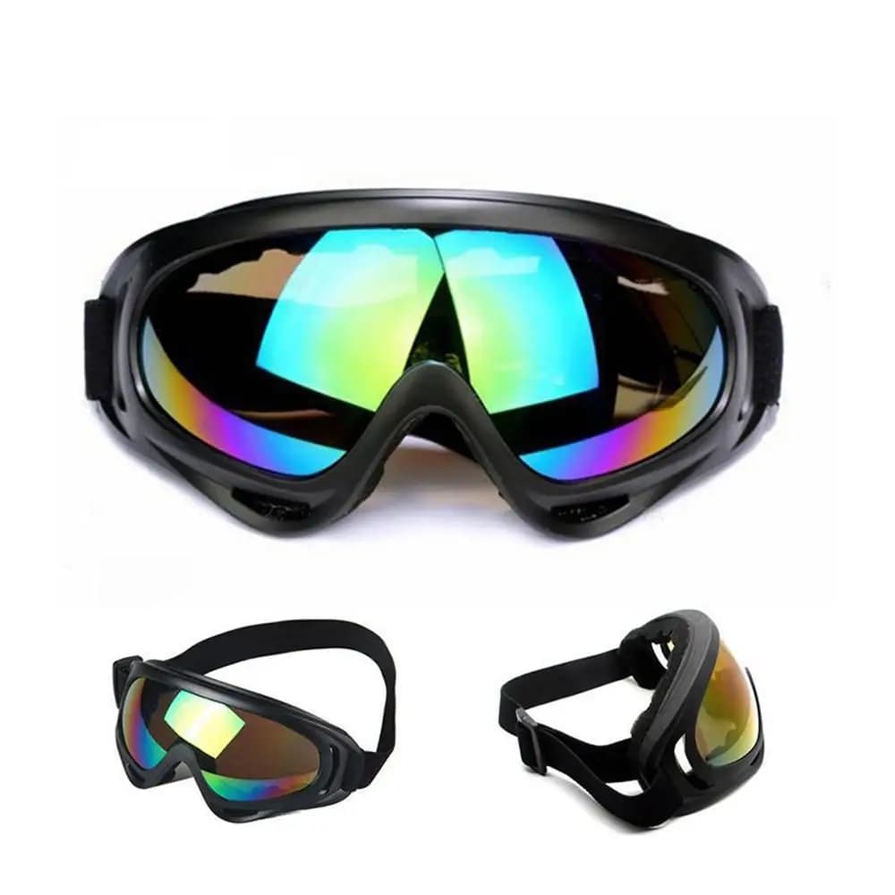 Occhiali protettivi Occhiali da sci Occhiali invernali antivento Snowboard Moto Ciclismo Montatura per lenti antipolvere Sport all'aria aperta Unisex