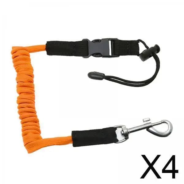 Cordino per pagaia per kayak a spirale, robusto cinturino in TPU, per canna da pesca, per kayak, canoa, rafting, accessorio per barca