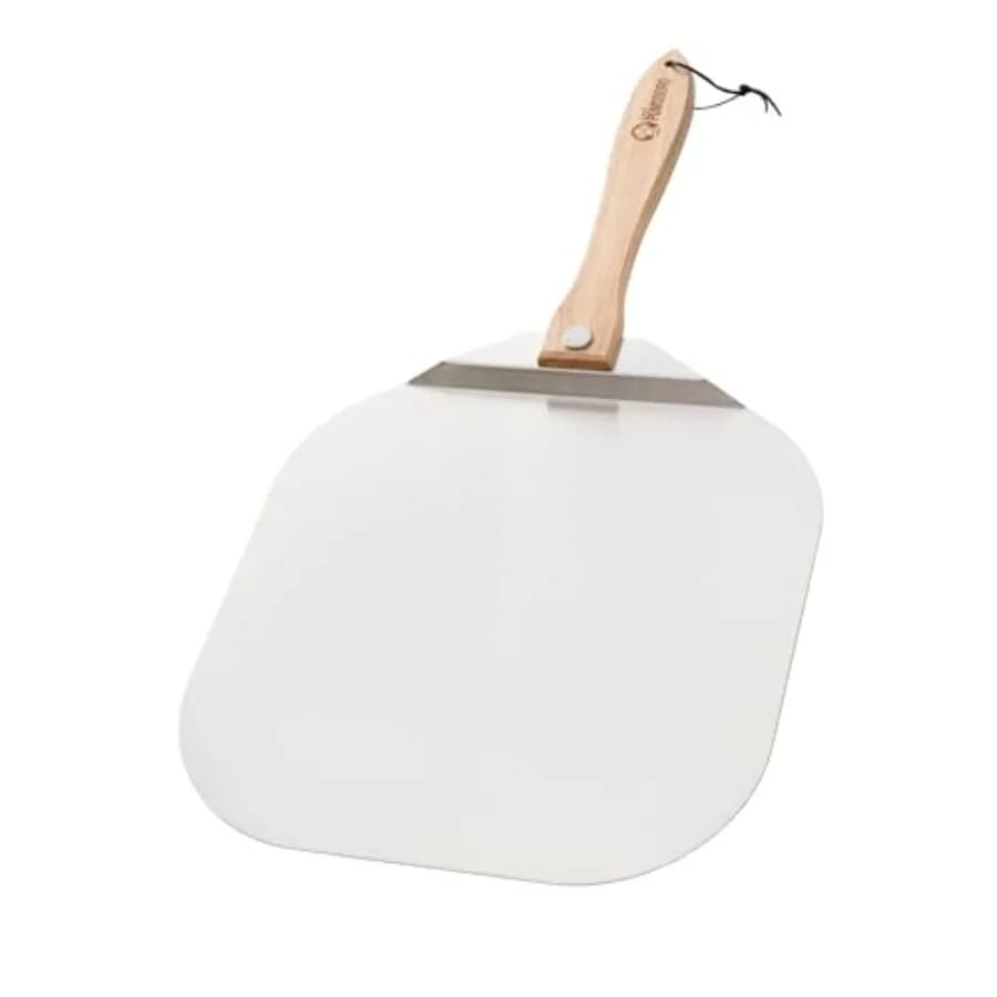 16 inch pizza house with wooden folding handle for easy storage, home made pizza accessory