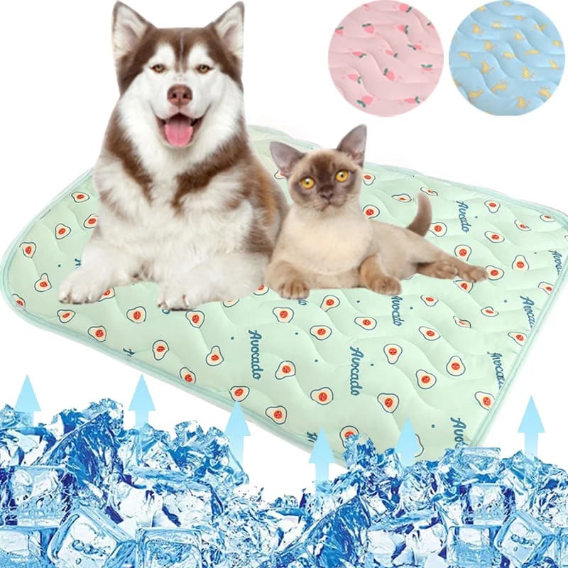 Tappetino per cani da compagnia Tappetino estivo rinfrescante per cani Coperta per gatti Divano Letto per cani traspirante Lavabile estivo per cani di taglia piccola, media e grande