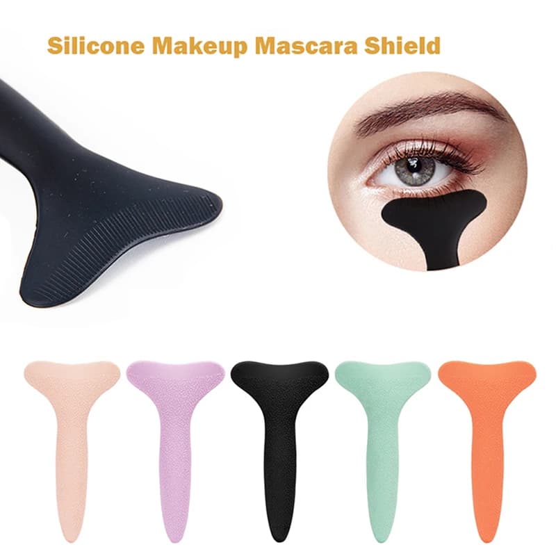 Multifunctional Silicone Silicone Brush Eyeliner Makeup Tool for Eyelash Deflector