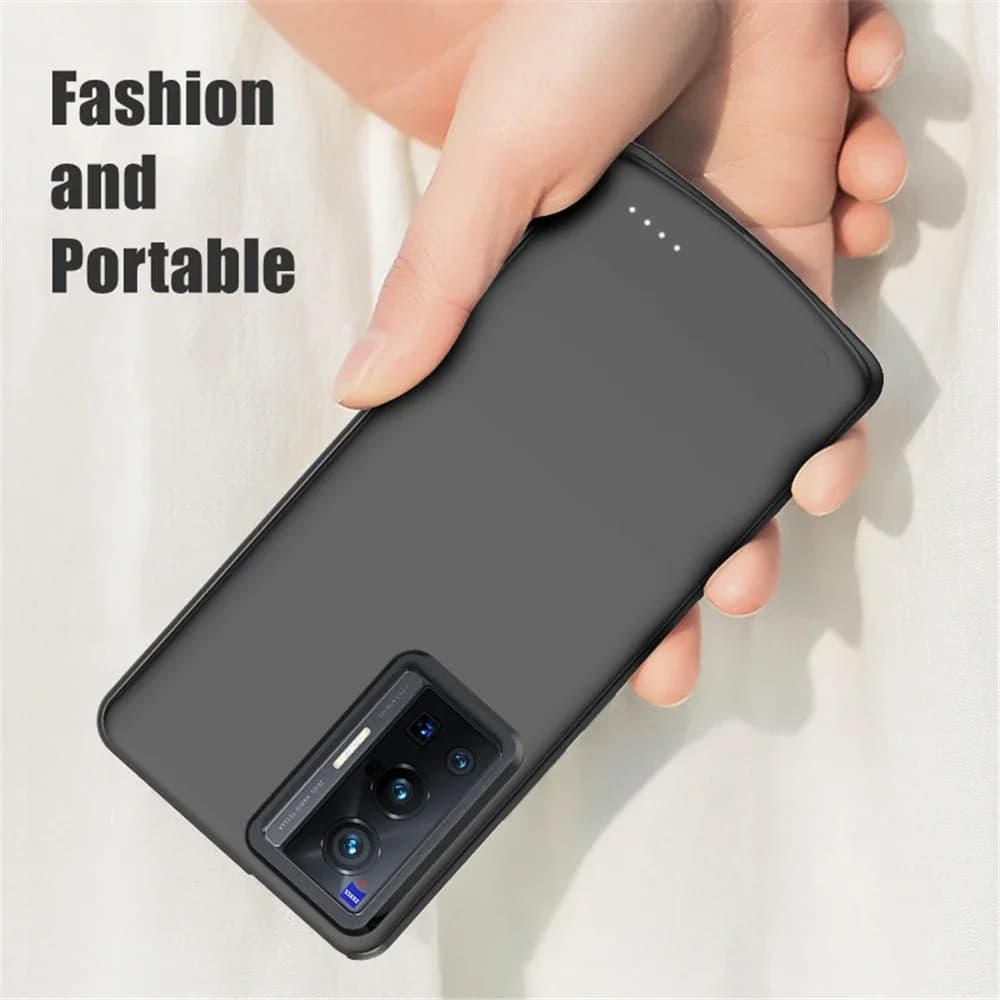 Custodia per cellulare Powerbank da 10000 mAh per VIVO X70 Pro Plus X70 Pro + Custodie per caricabatteria esterno Power Bank di ricarica X70Pro