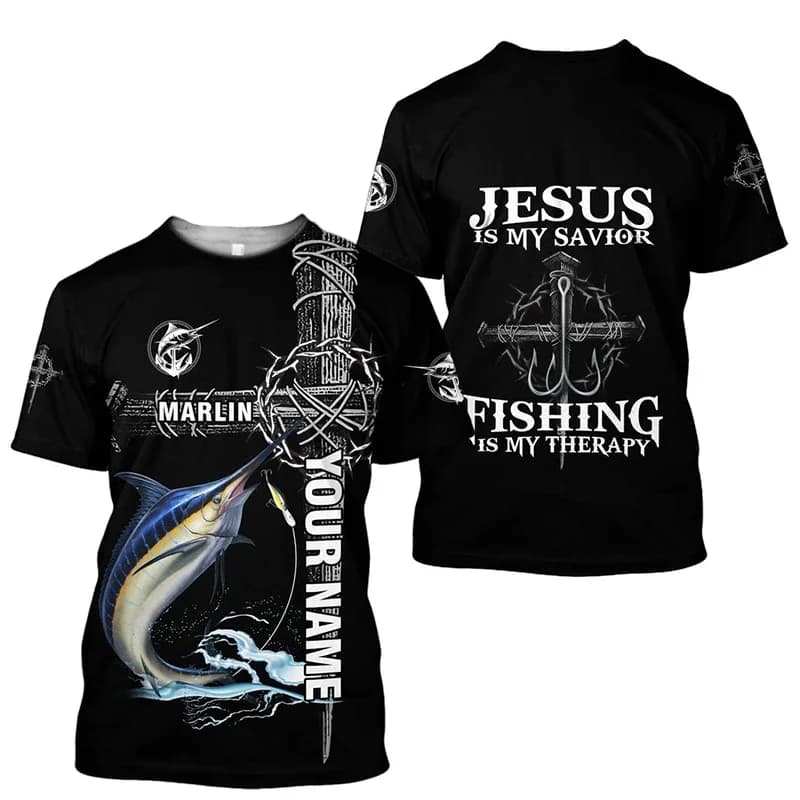 T-Shirt da Uomo 3D Stereoscopica per Appassionati di Pesca, Moda Estiva per il Tempo Libero all'Aperto, Streetwear Harajuku, Abbigliamento Maschile di Tendenza