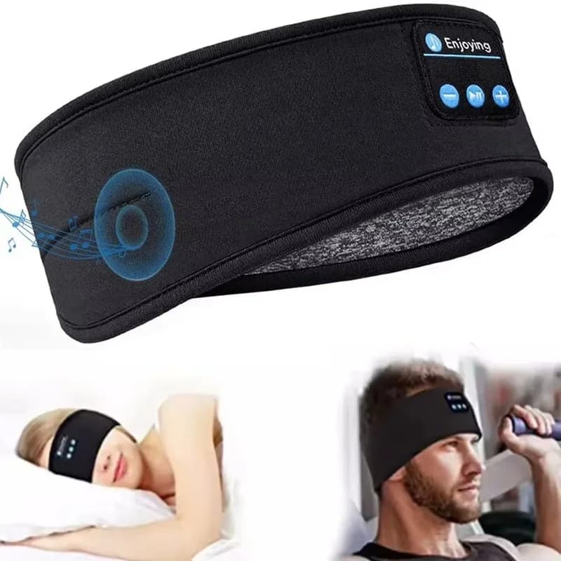 Bluetooth Wireless Headphones Sport Sleep Band Comfortable Elastic Headphones Music Eye Mask Bluetooth Headset Hair Band