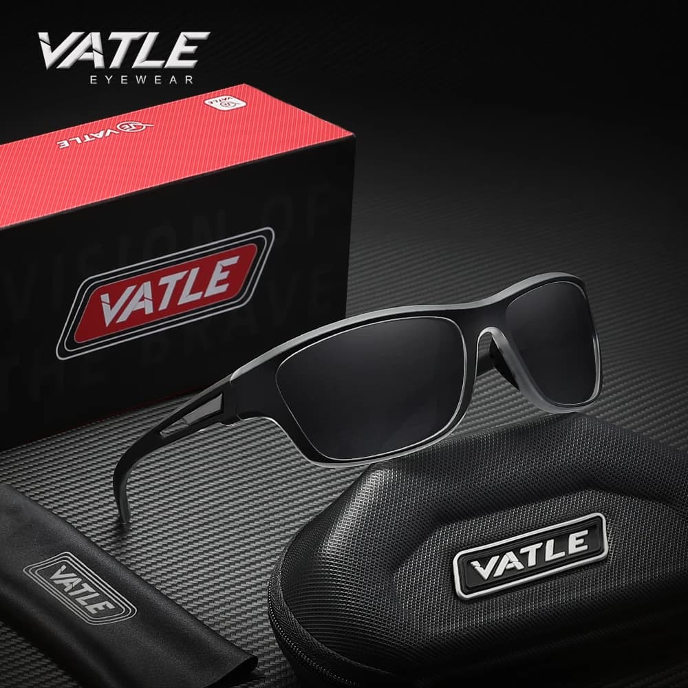 VATLE Occhiali da sole da equitazione per sport all'aria aperta Occhiali polarizzati UV400 Occhiali da ciclismo da strada classici per uomo