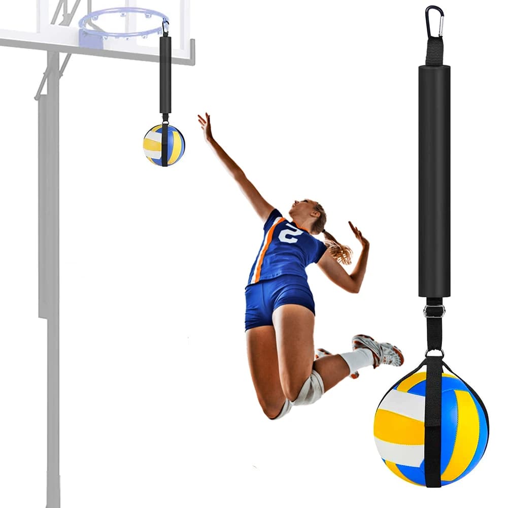 Volleyball Spike Trainer Volleyball Practice Trainer with Adjustable Belt Wear Resistant Indoor Outdoor Train Supplies