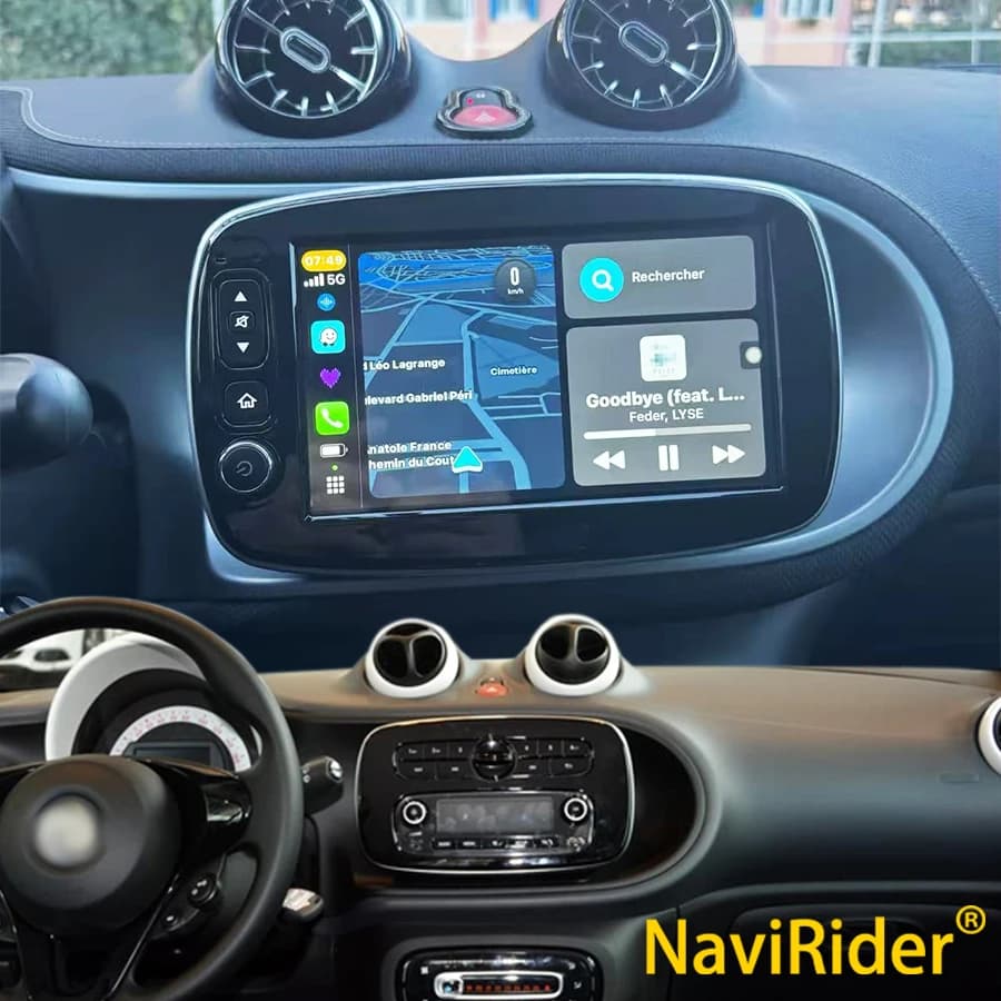 8 pollici Android 14 Schermo Radio Car Multimedia di Navigazione GPS Per Benz Smart 453 Fortwo 2014 - 2020 Bluetooth Android Auto Carplay