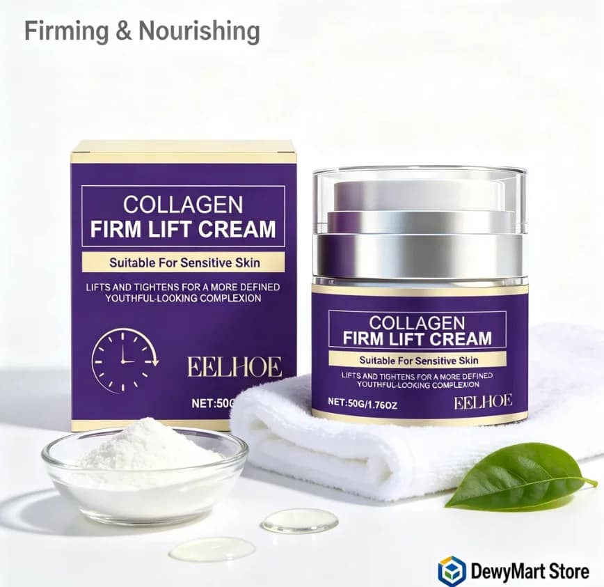 EELHOE Crema Rassodante al Collagene, Nutre Profondamente la Pelle, Leviga la Texture Ruvida, Crema Idratante