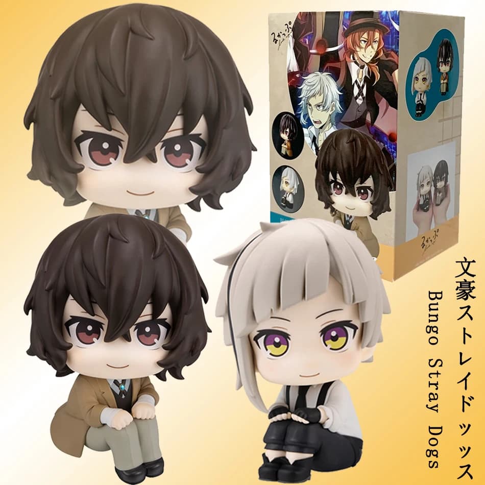 NUOVO megahouse guardare bungou cani vadios dazai osamu nakajima atsushi action figure giocattoli modello in pvc kawaii q collezione di bambole