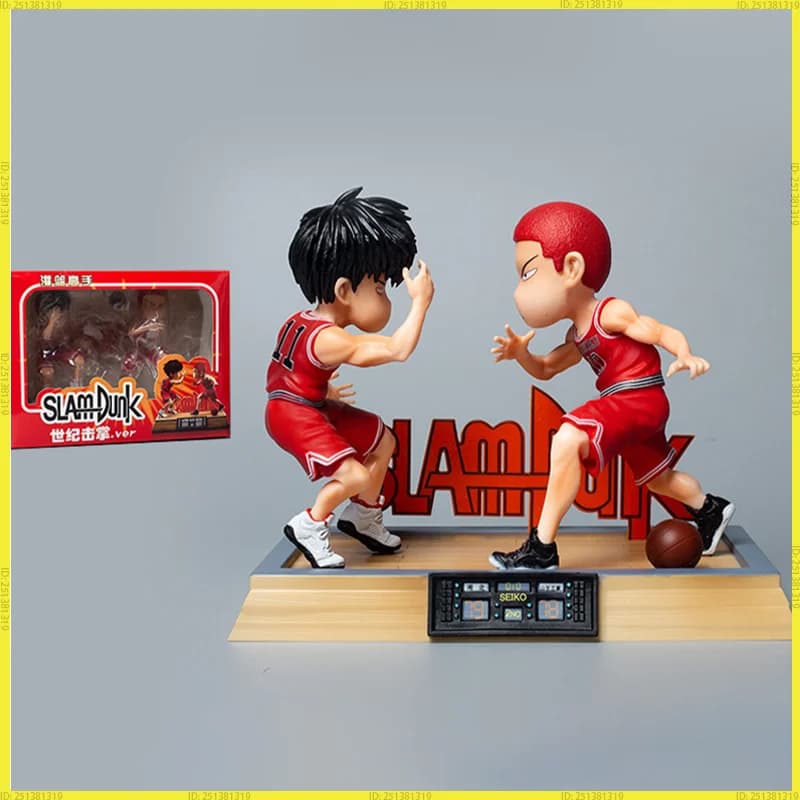 SLAM DUNK Action Figure Anime Sakuragi Hanamichi Rukawa Kaede GK Century High Five Q Versione PVC Modello Collezione Ragazzi Regalo Giocattoli