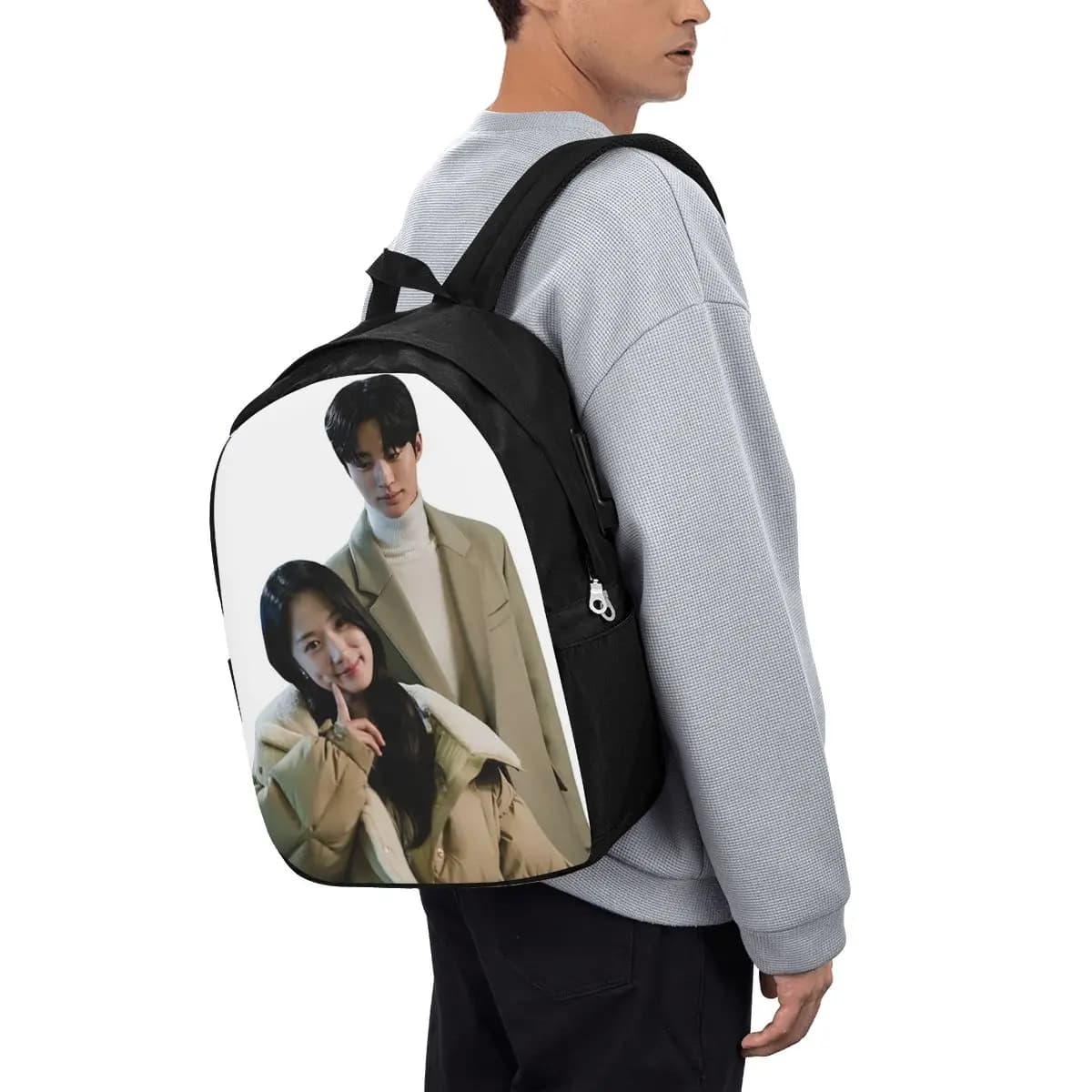 Zaino Lovely Runner Kdrama Fanart, borsa da viaggio per notebook, borsa per computer, borsa da scuola per studenti universitari, borse a tracolla per laptop per uomo e donna