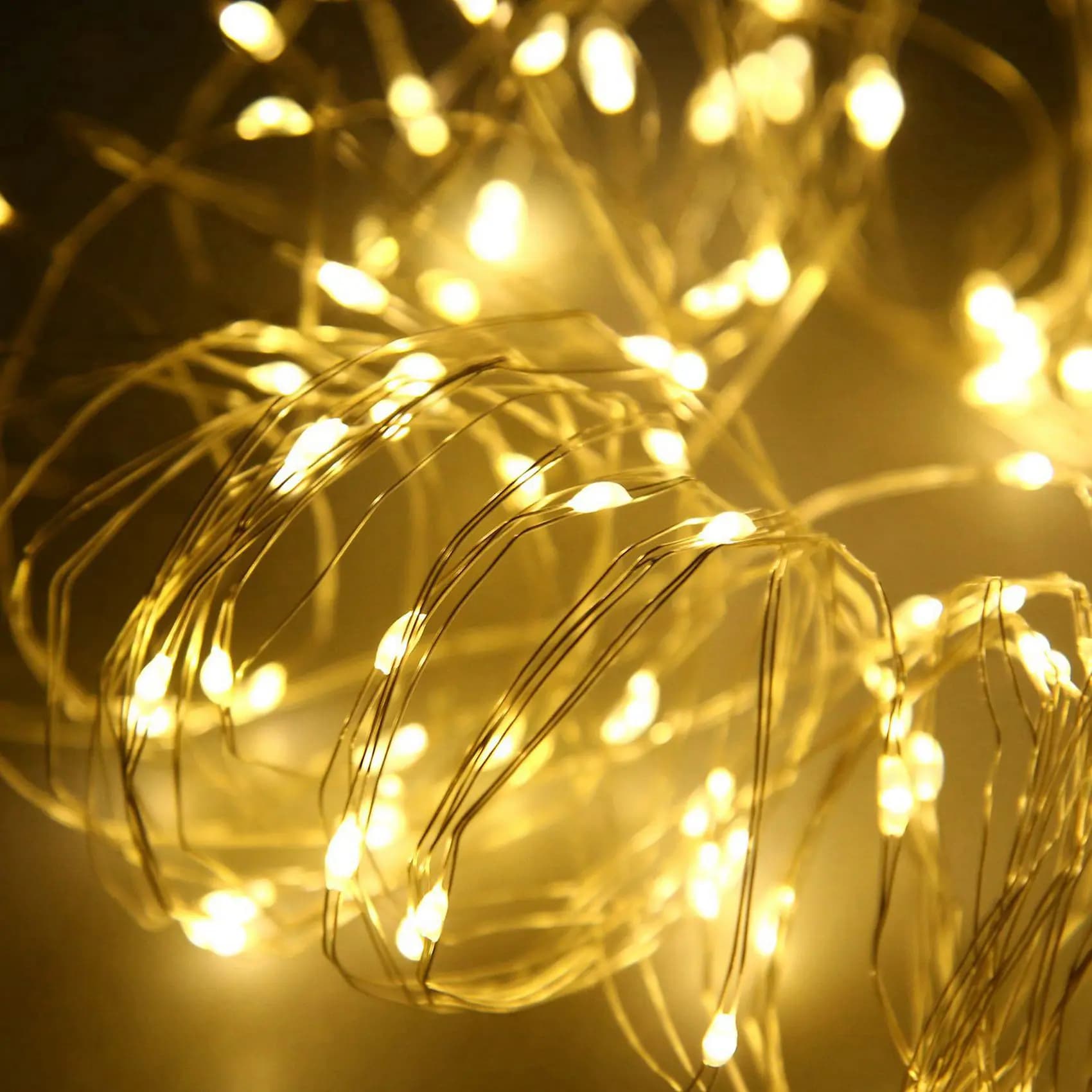 ABGG-2X Solar String Lights, 10M 100LED Outdoor String Lights, Waterproof Decorative String Lights