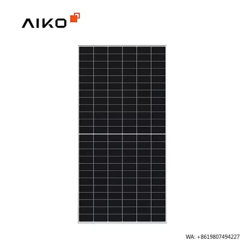 Aiko Photovoltaic Power System N-type ABC Bificial Solar Panel 650w Solar Panels PV for Home Electricity
