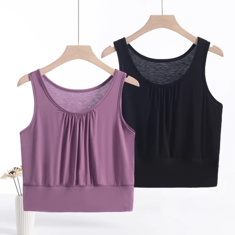 ort Vest-Sle Strapless Bra Intimo modale woman Boting Wrap Petto plus Size ly Madri Comfortable Summer Slim