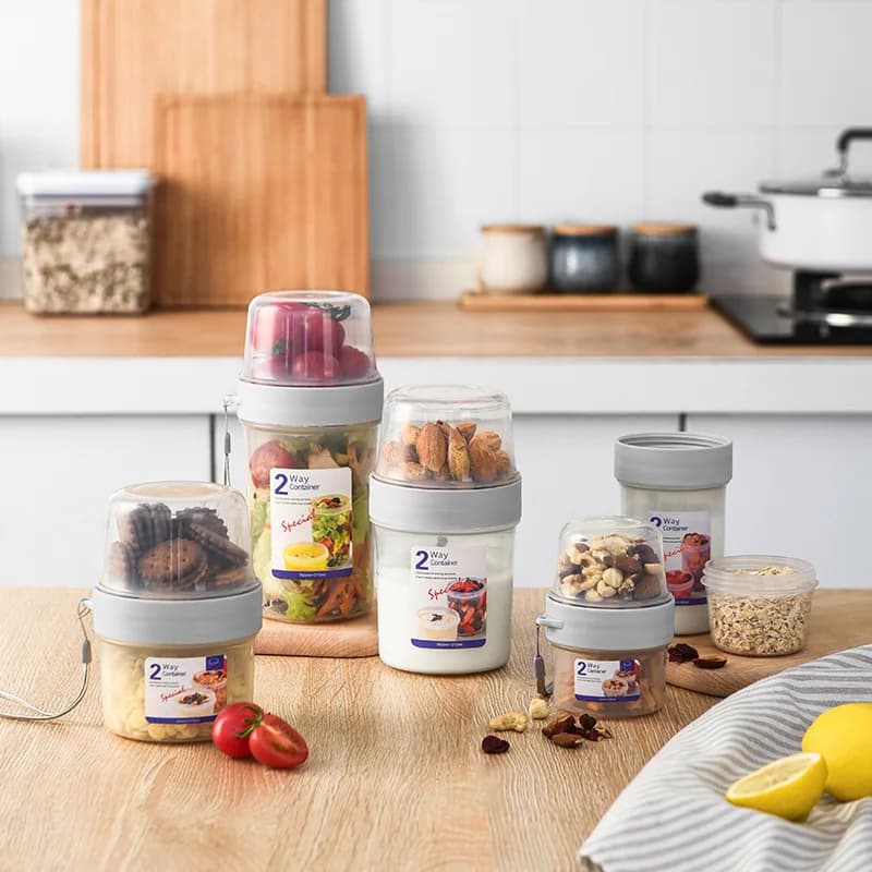 Colazione Farina d'avena Yogurt Insalata Scatola sigillata Snack di frutta Barattolo sigillato Contenitore per alimenti portatile Contenitore per il pranzo Bento per la conservazione della freschezza