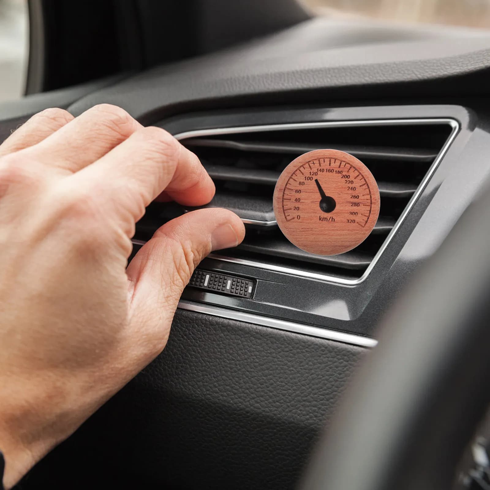 Diffusore per Auto in Legno Fatto a Mano per Oli Essenziali, Aromaterapia, Fragranza, Decorativo, Chic, Portatile, per Aria Automobilistica