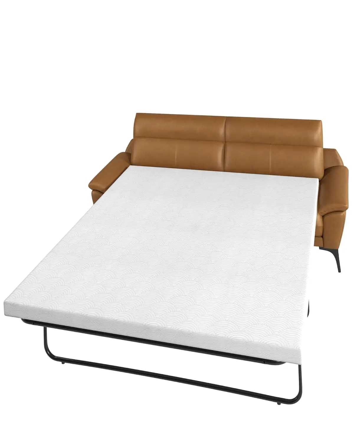 Materasso in Memory Foam per Divano Letto Singolo 72"x38" Pieghevole con Rivestimento Lavabile Salvaspazio per Dormitorio e Camper Personalizzabile
